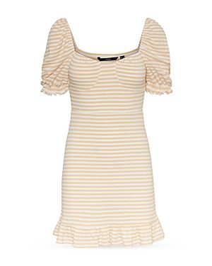 Aria Striped Mini Dress