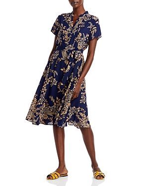 Bloomingdale's Nanette Short Sleeve Henley Collar Dress (73% off) - Comparable value $128