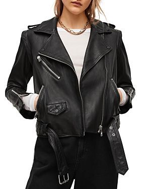 Morgan Leather Biker Jacket