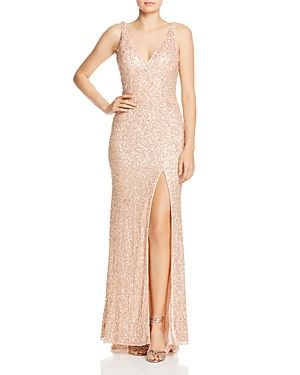 Sequined Fishtail Gown