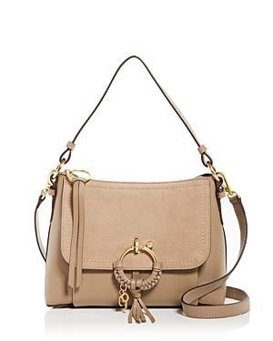 Joan Small Leather & Suede Shoulder Bag