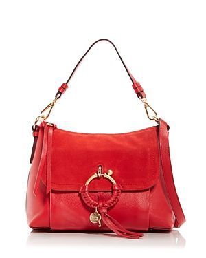 Joan Small Leather & Suede Shoulder Bag