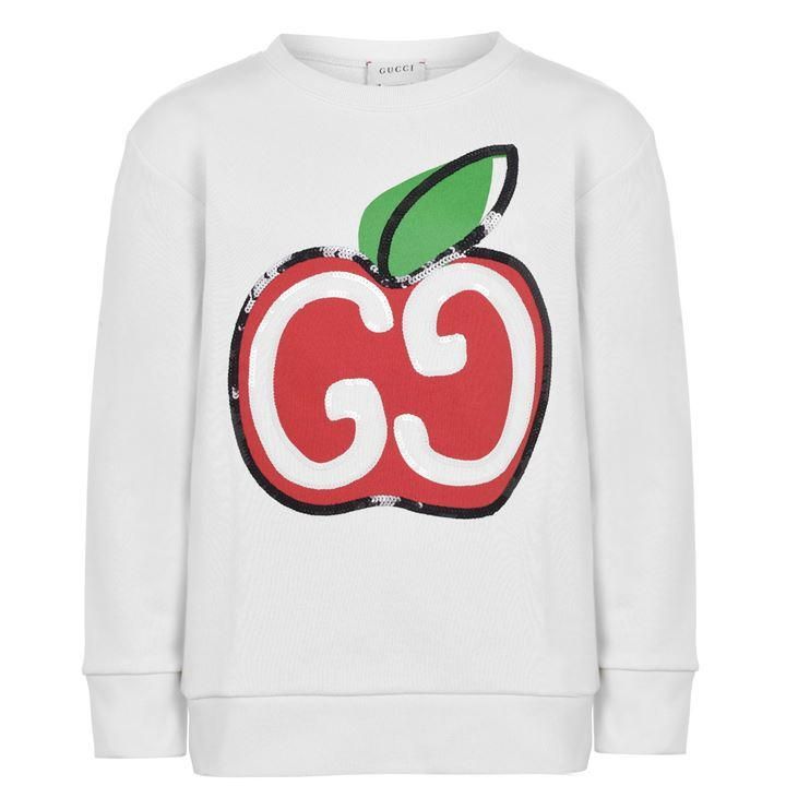 GUCCI Gg Apple Sweatshirt - IVORY 9061