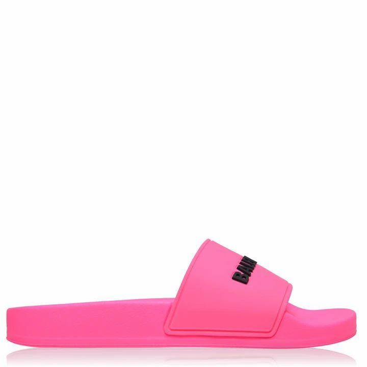 Balenciaga Logo Sliders - Pink 5010