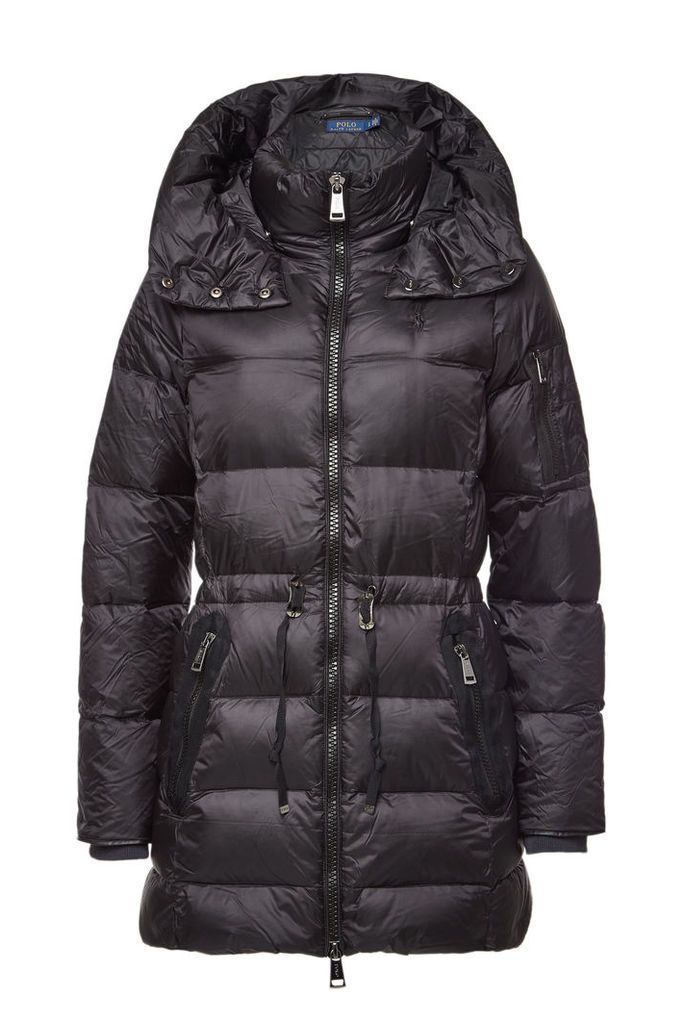Polo Ralph Lauren Quilted Down Coat with Drawstring Waist