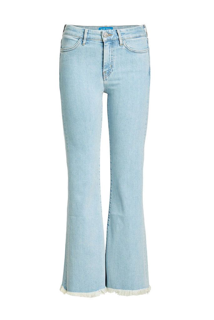 M.i.h Jeans High-Waisted Cropped Flare Jeans
