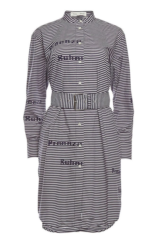 PSWL Printed Cotton Shirt Dress