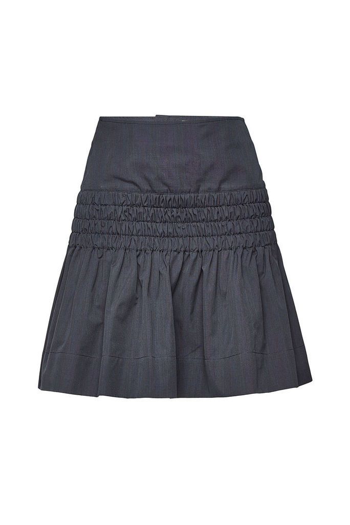 Isabel Marant toile Oliko Cotton Skirt with Ruffles