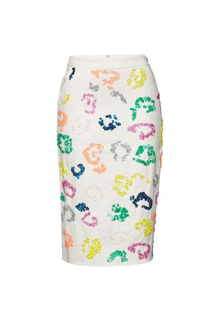 ESSENTIEL ANTWERP Embellished Cotton Skirt