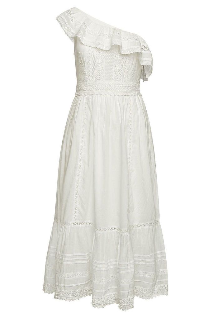 Velvet Cotton Midi Dress