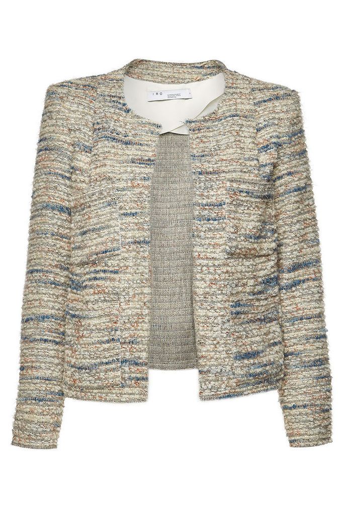 Iro Belugo Tweed Blazer with Wool and Cotton