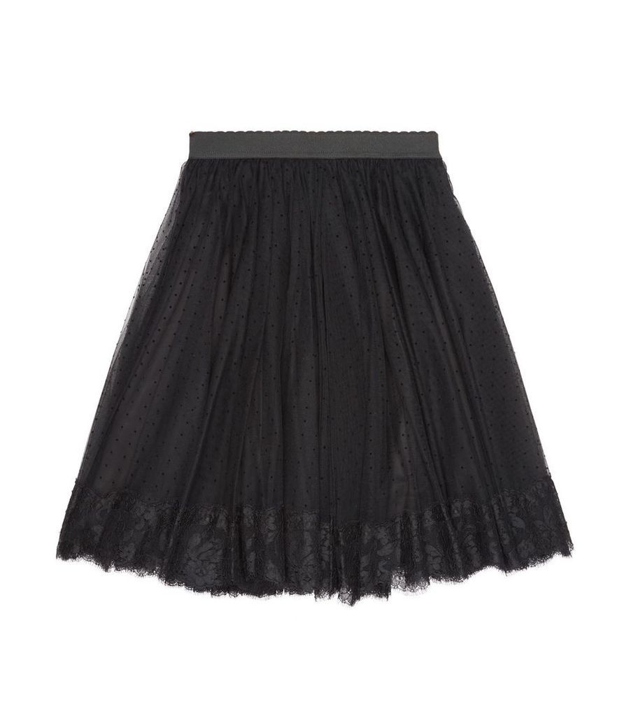 Dotted Tulle Skirt