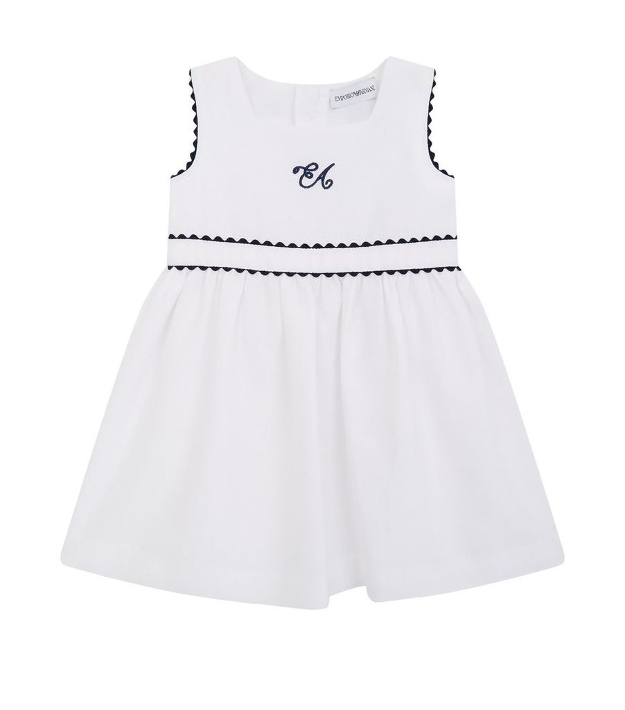 Logo Embroidered Dress