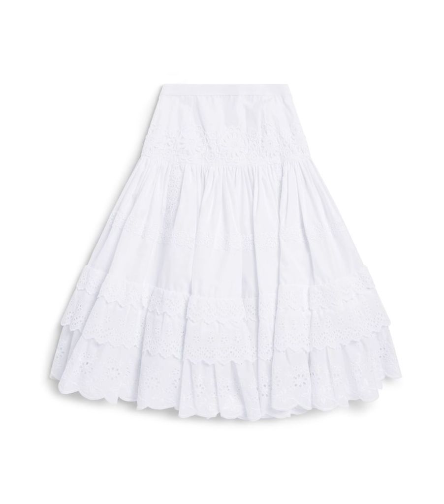Lace Tiered Skirt