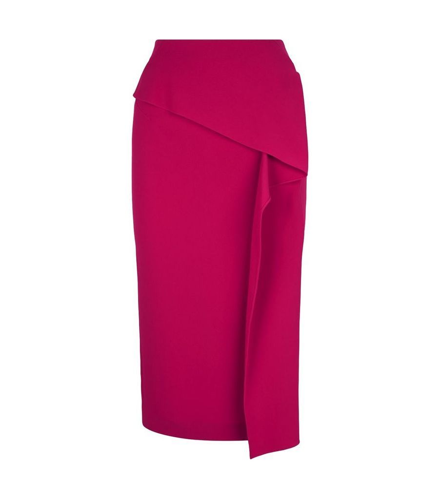 Clarendon Draped Pencil Skirt