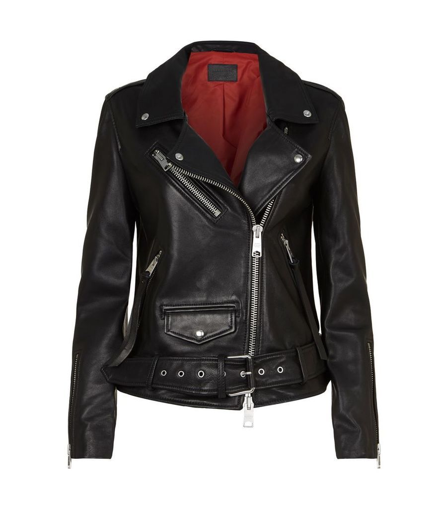 Billie Leather Biker Jacket
