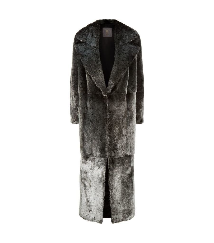 Long Mink Fur Coat