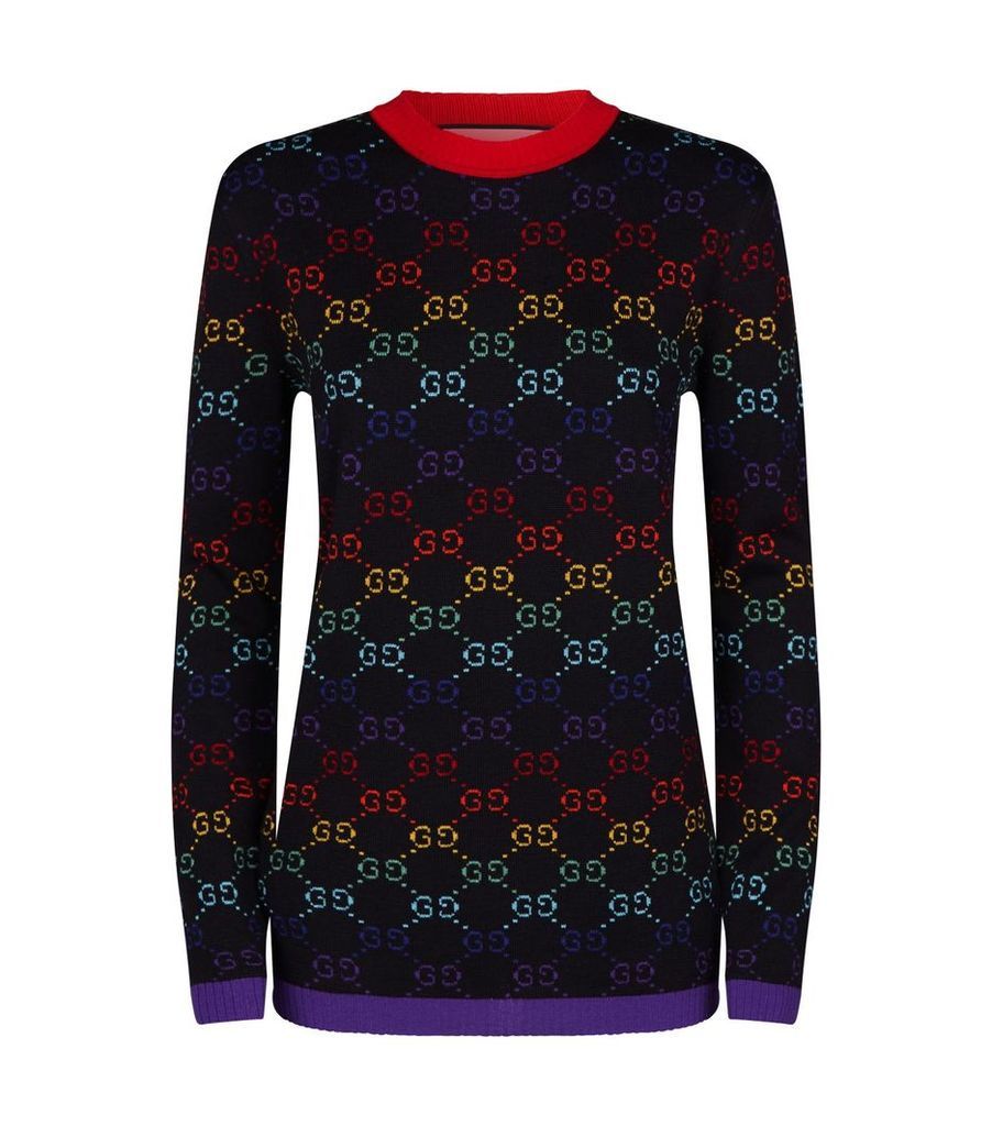 Rainbow GG Sweater