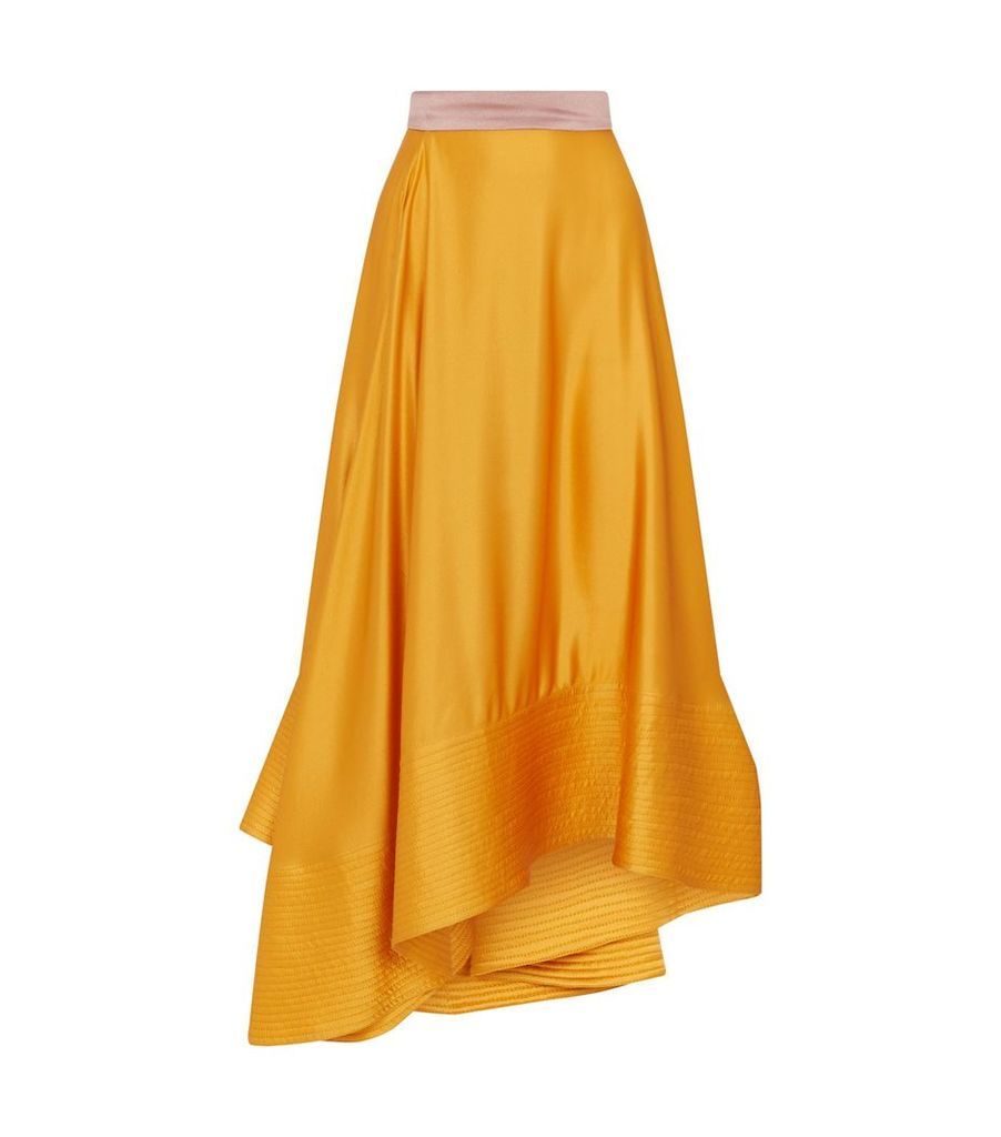 Coleta Drape Midi Skirt