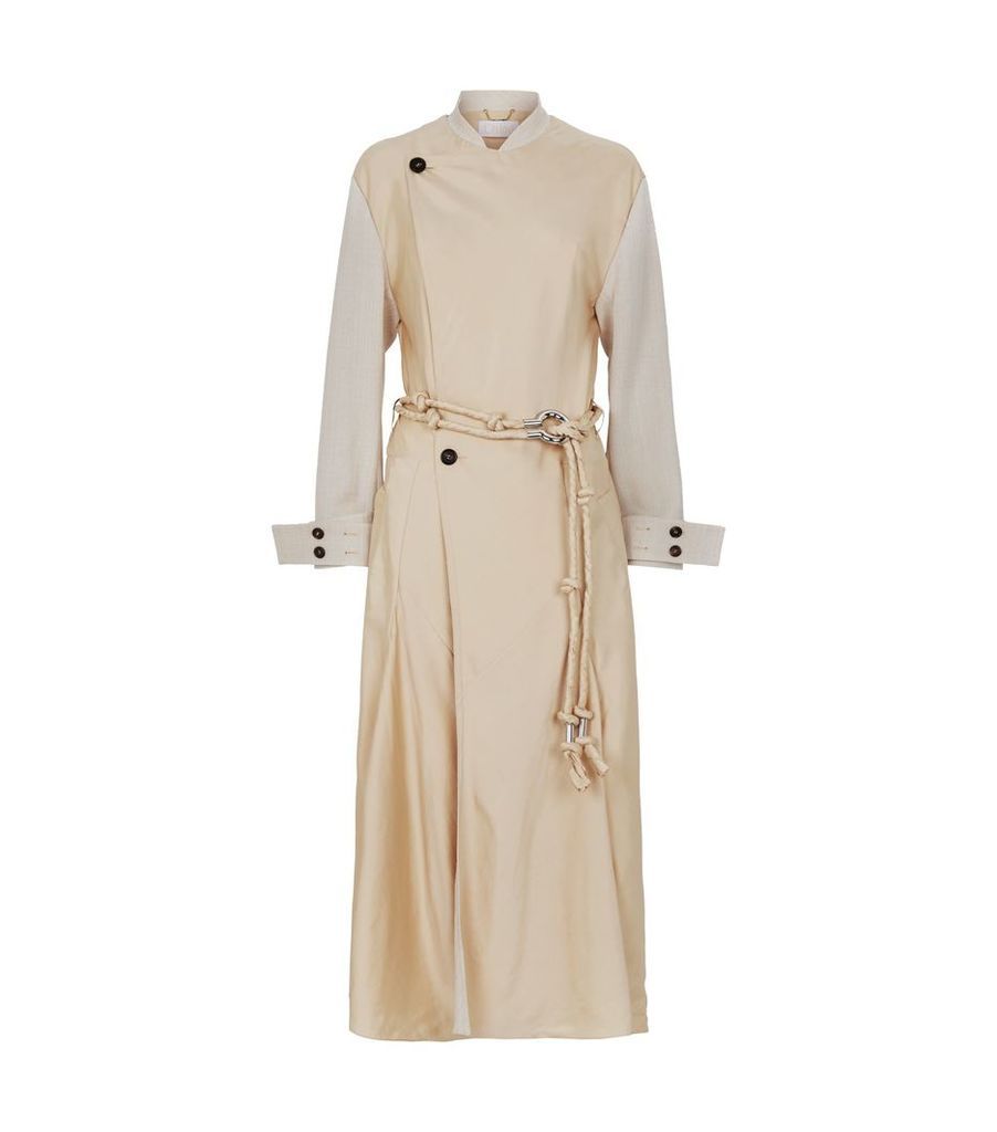 Two-Tone Trench Coat