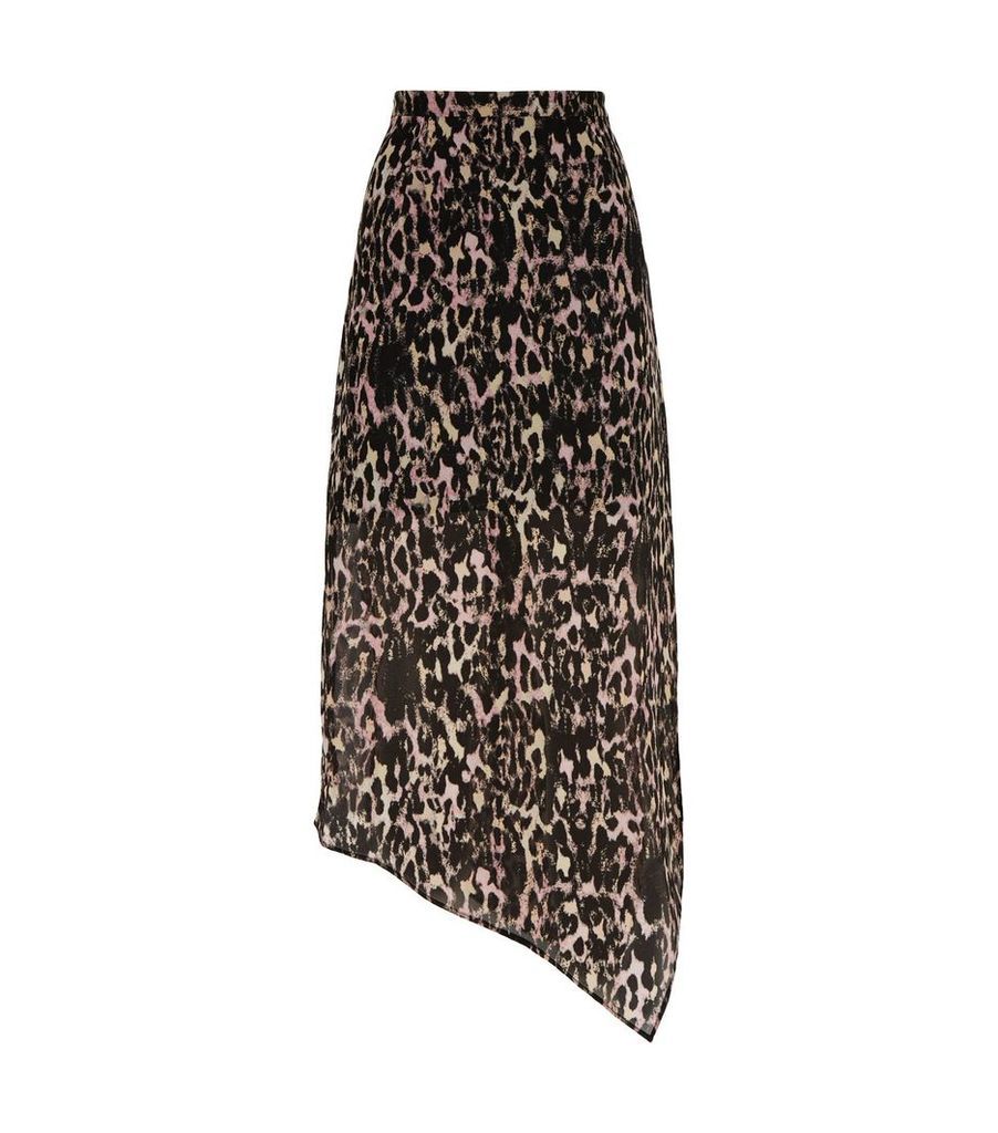 Rhea Leopard Skirt