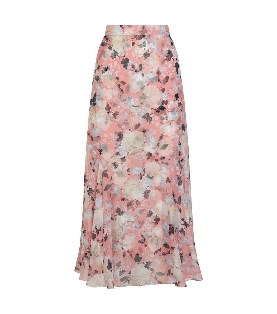 Floral Shea Midi Skirt