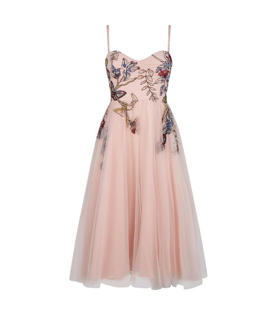 Embellished Tulle Dress