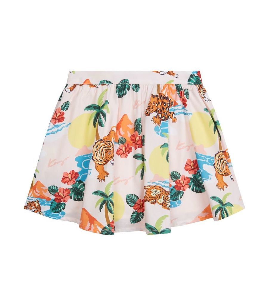 Fauve Hawaii Print Skirt
