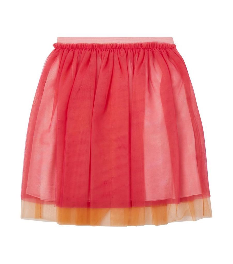 Tulle Overlay Skirt