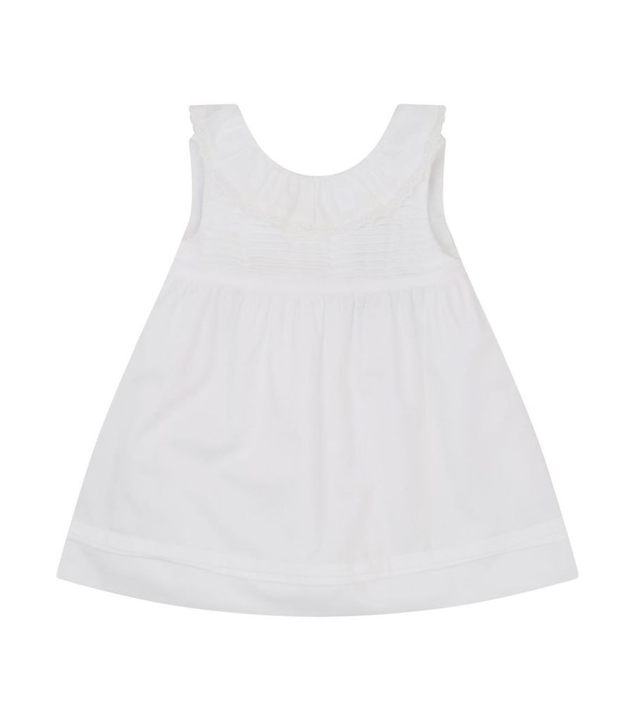 Broderie Anglaise Pleated Dress