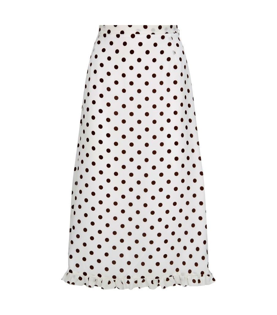 Polka Dot Ruffle Skirt