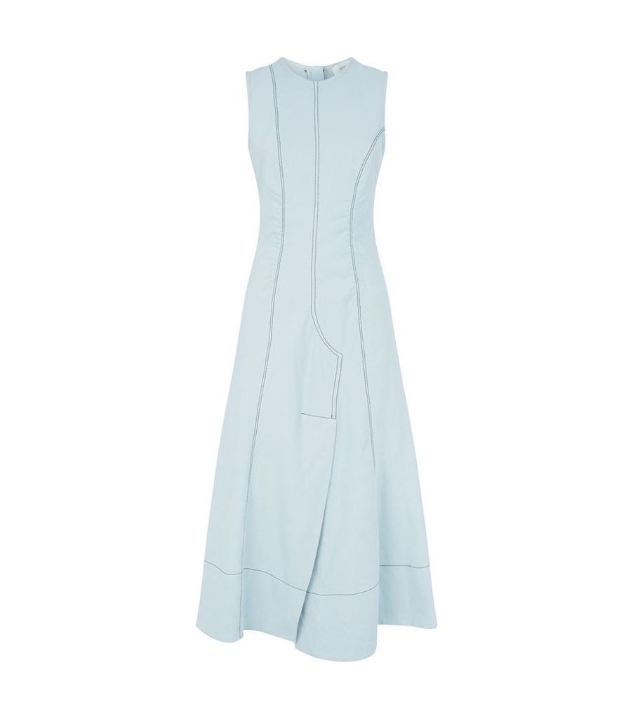 Sleeveless Denim Dress