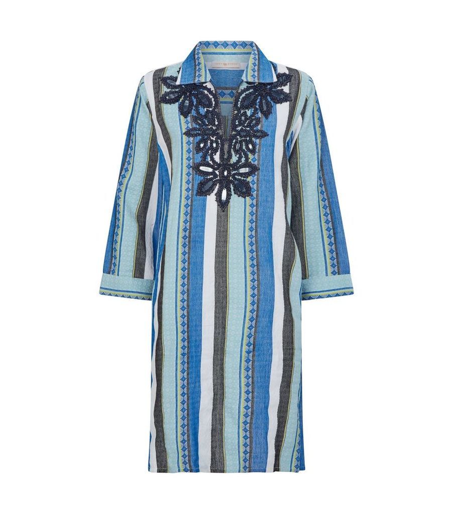 Embroidered Jacquard Dress