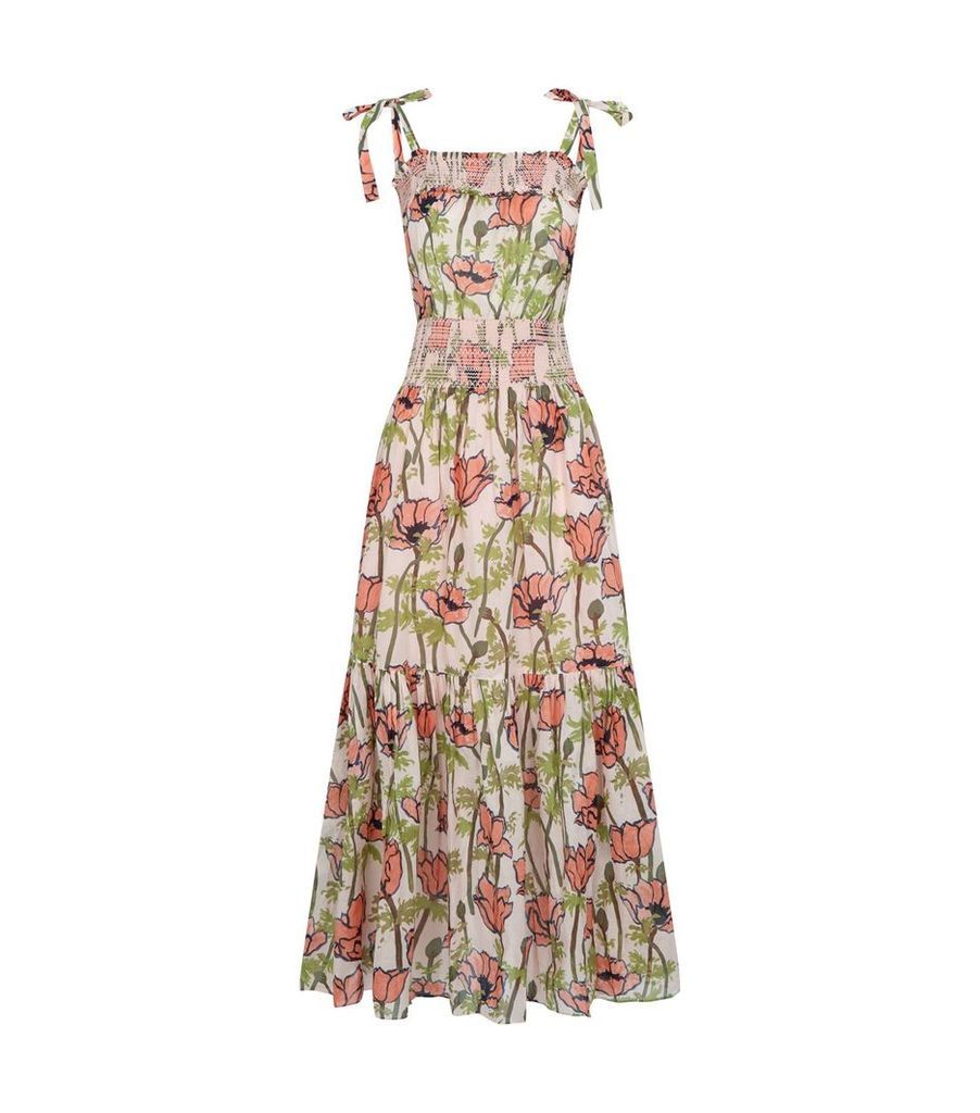 Cotton Floral Maxi Dress