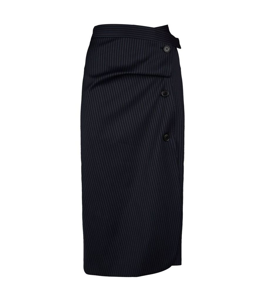 Pinstripe Skirt