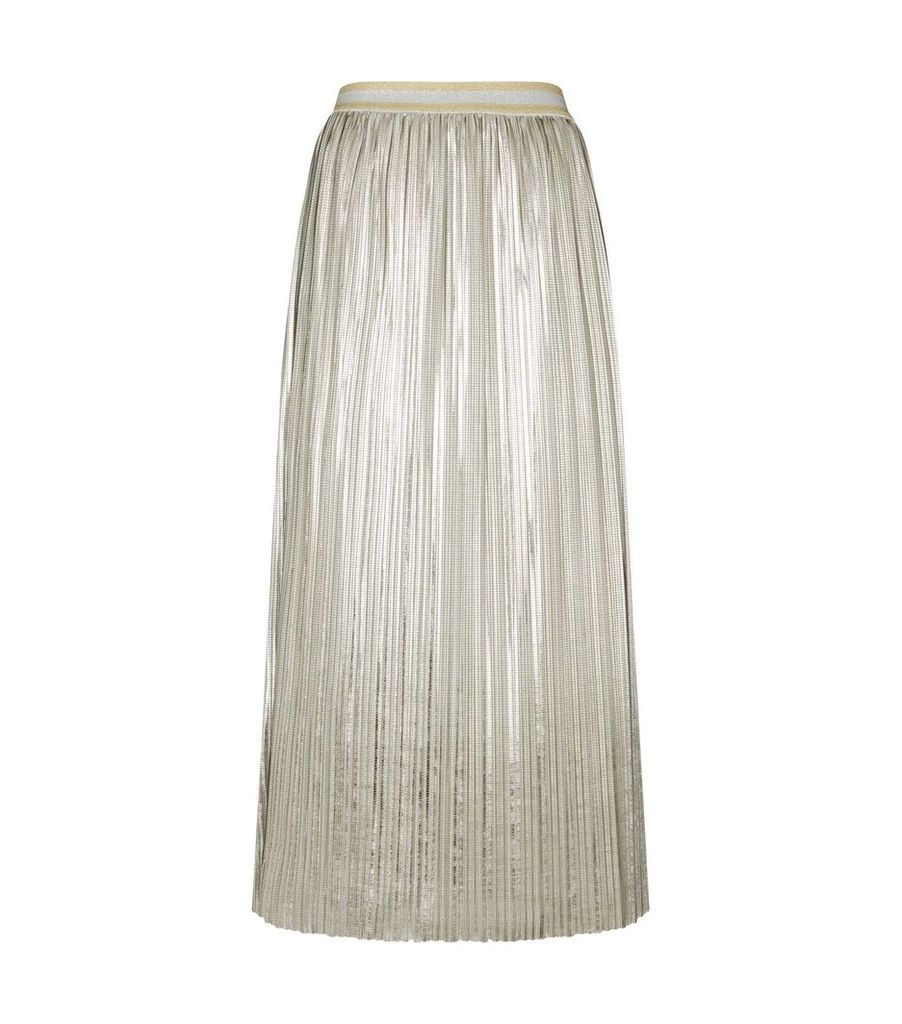 Ariiana Metallic Midi Skirt
