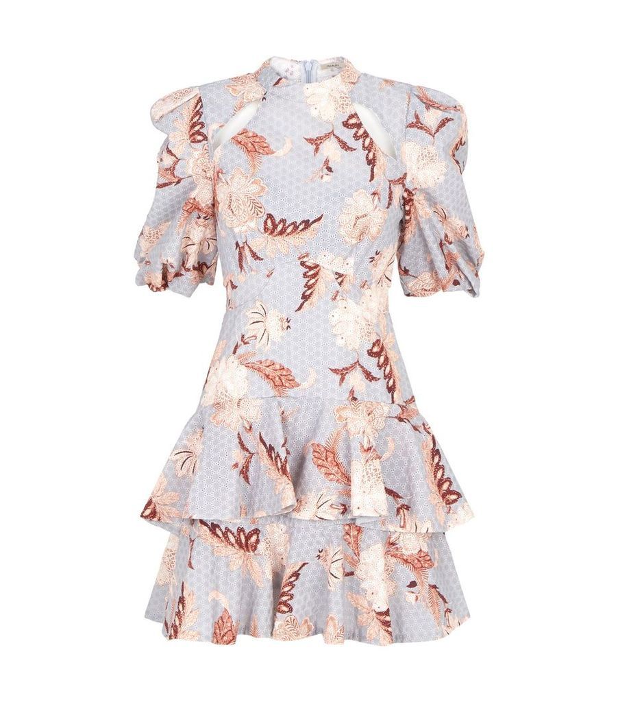 Folklore Puff Sleeve Floral Dress