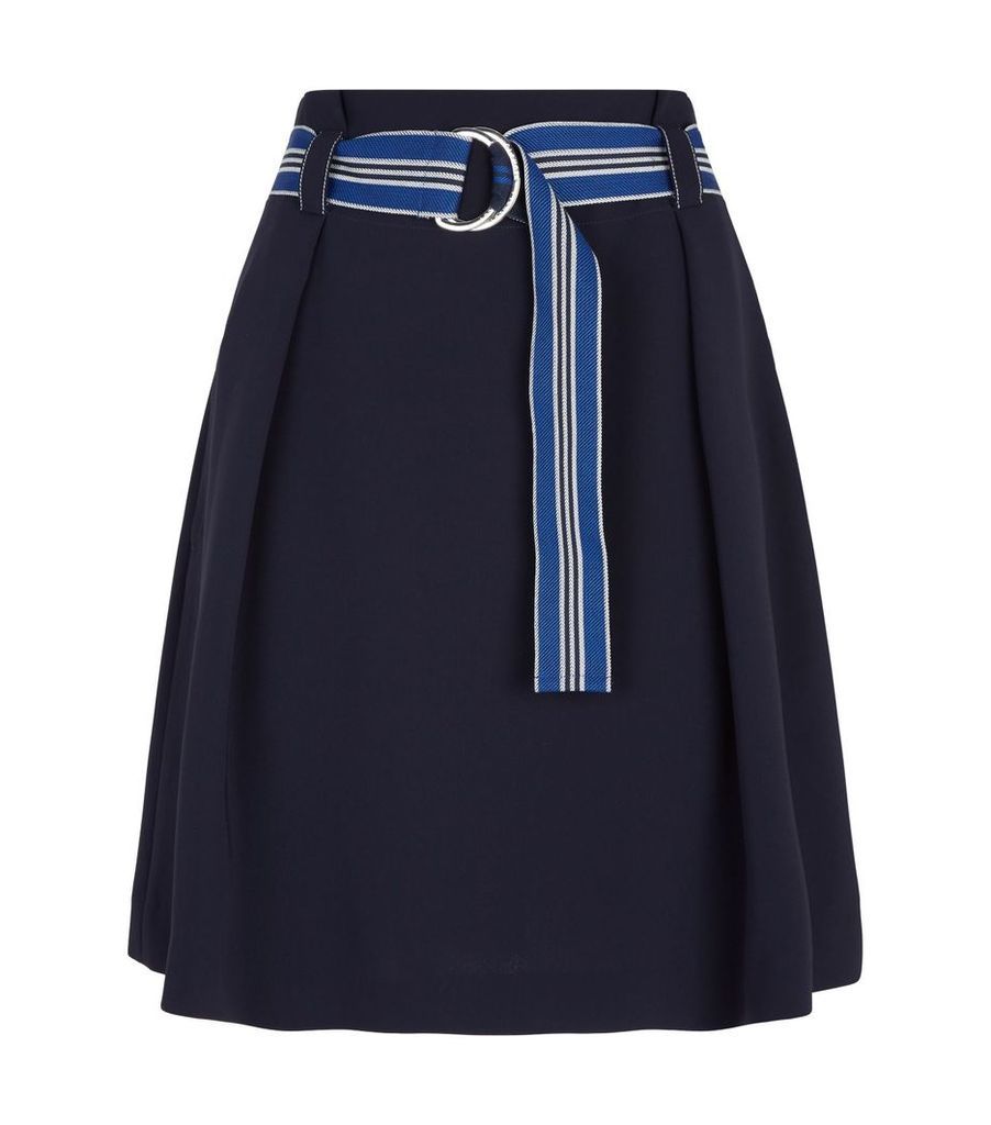 Belted Bubble Skirt