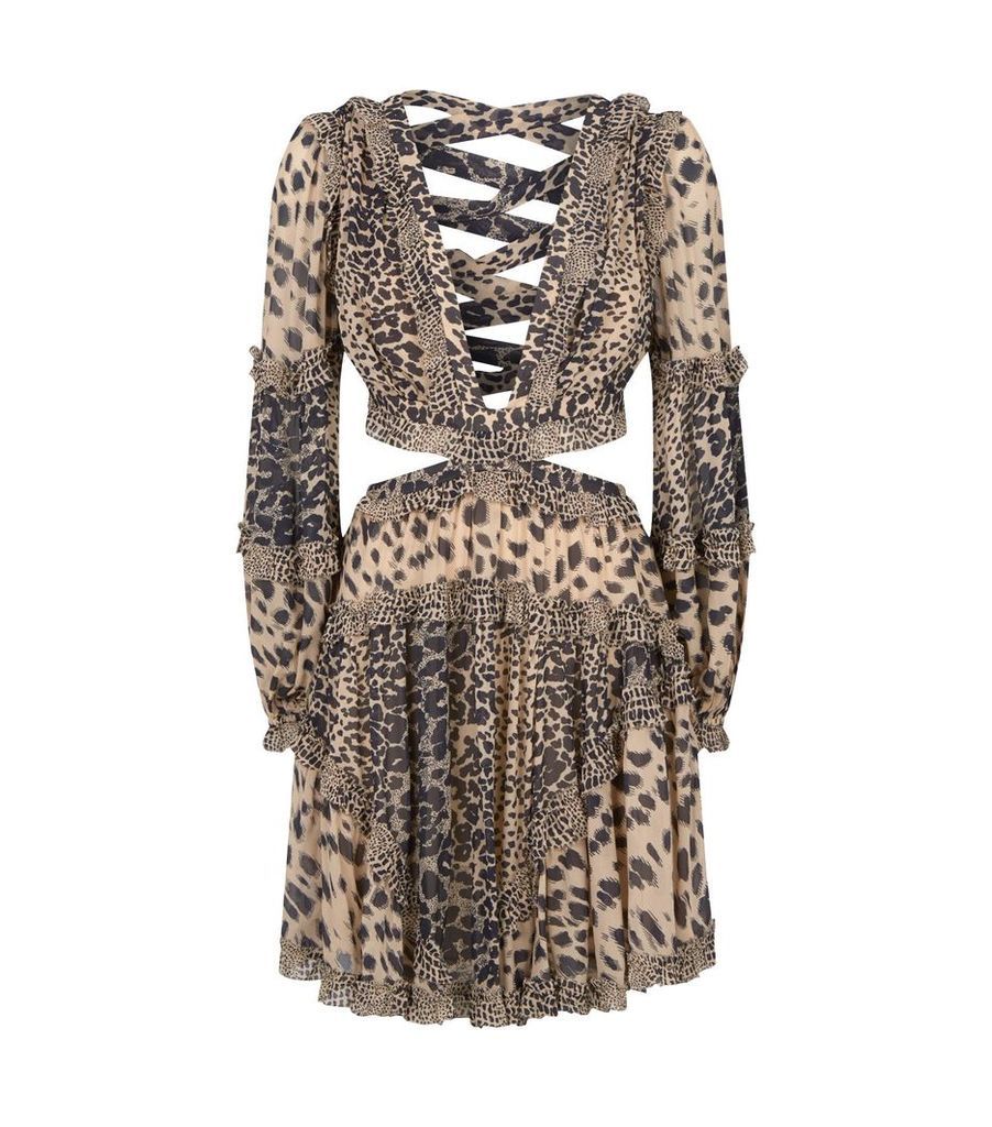 Leopard Print Mini Dress