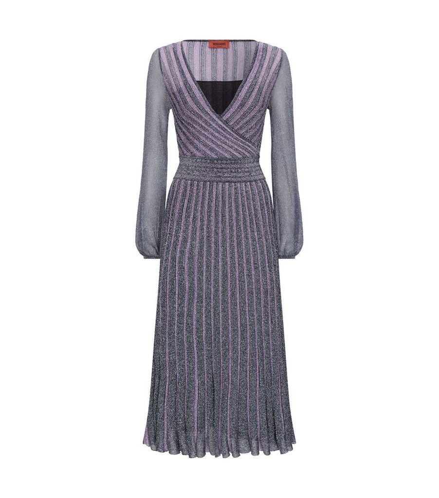 Lurex Stripe Dress