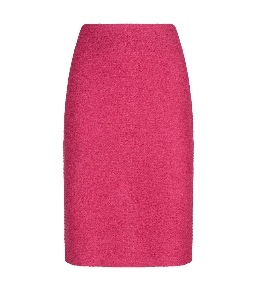 Textured Knit Pencil Skirt