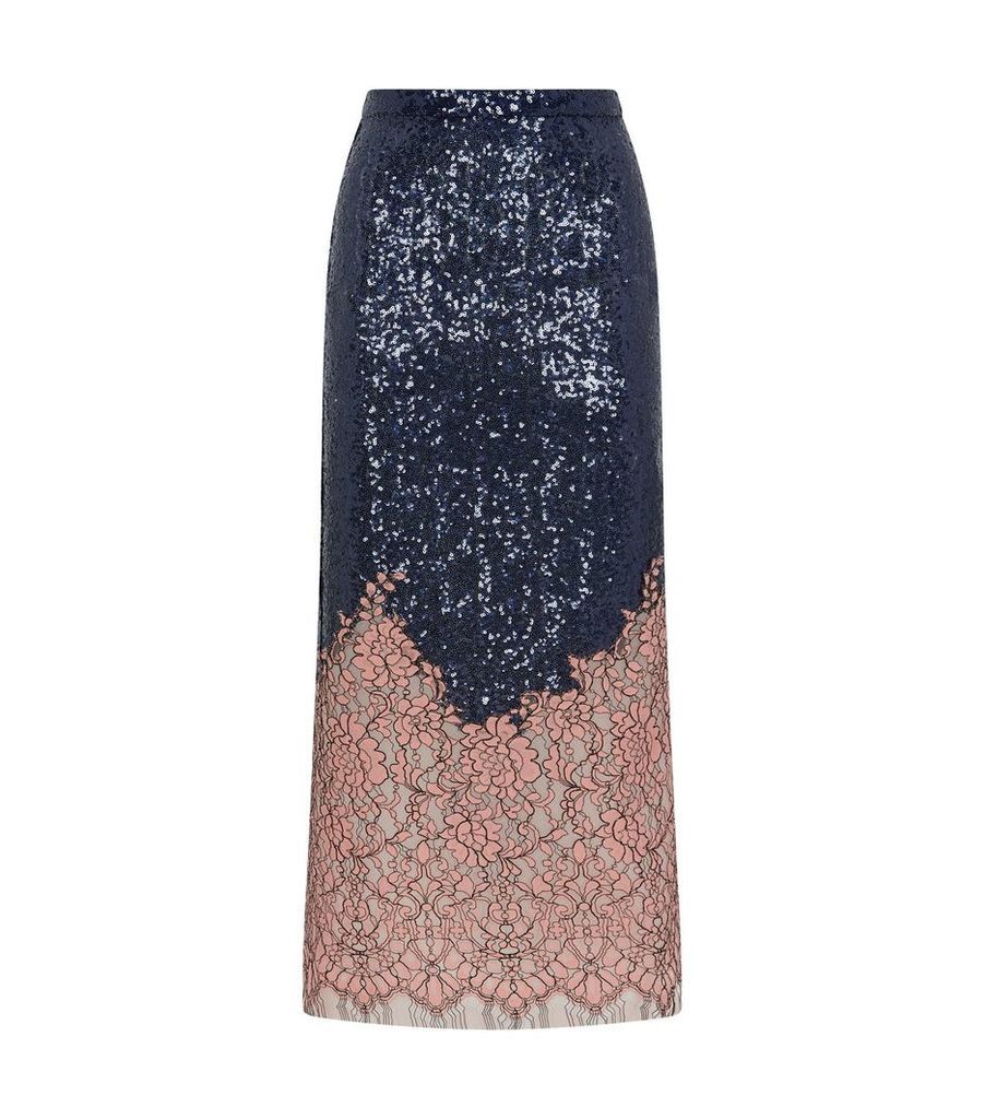 Sequins and Lace Skirt