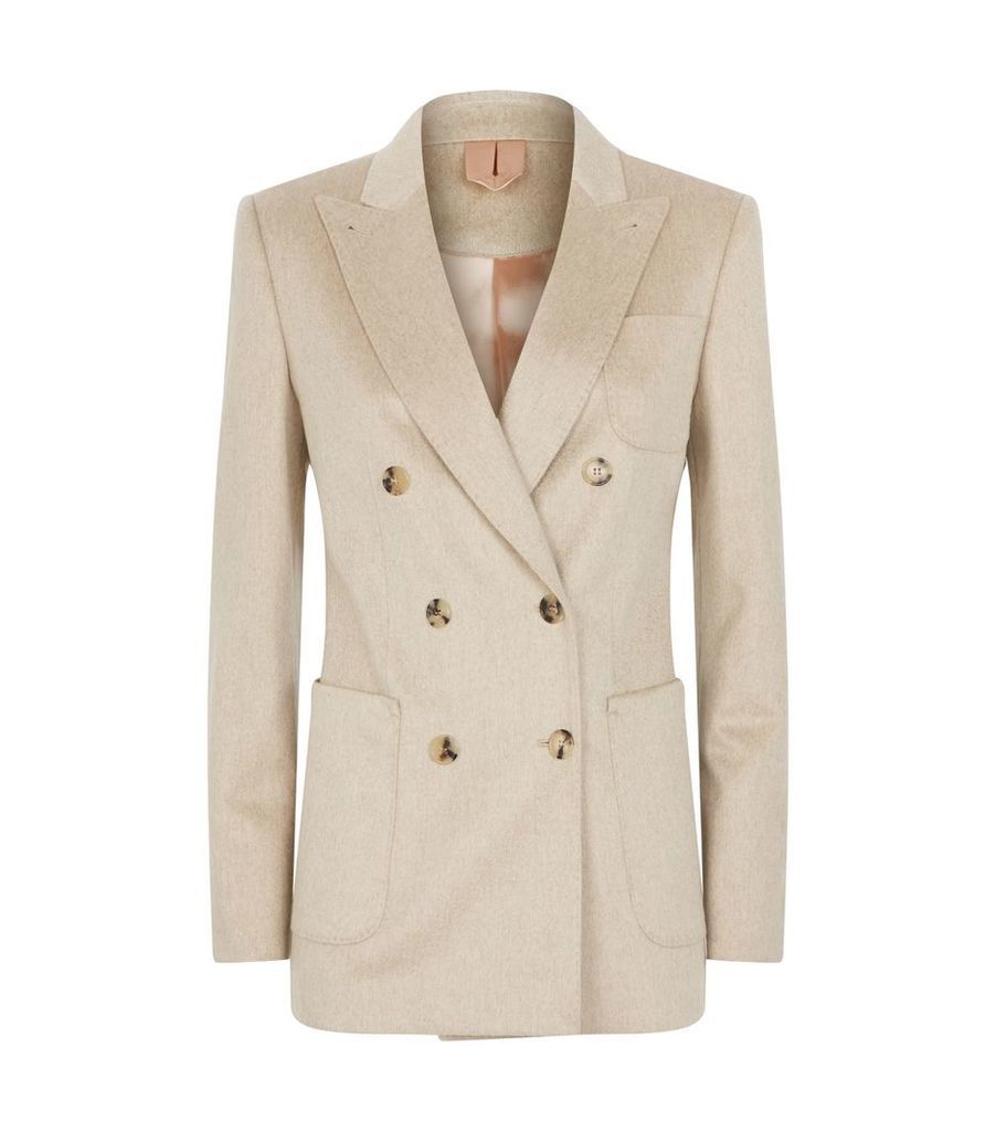 Cashmere Double-Breasted Blazer