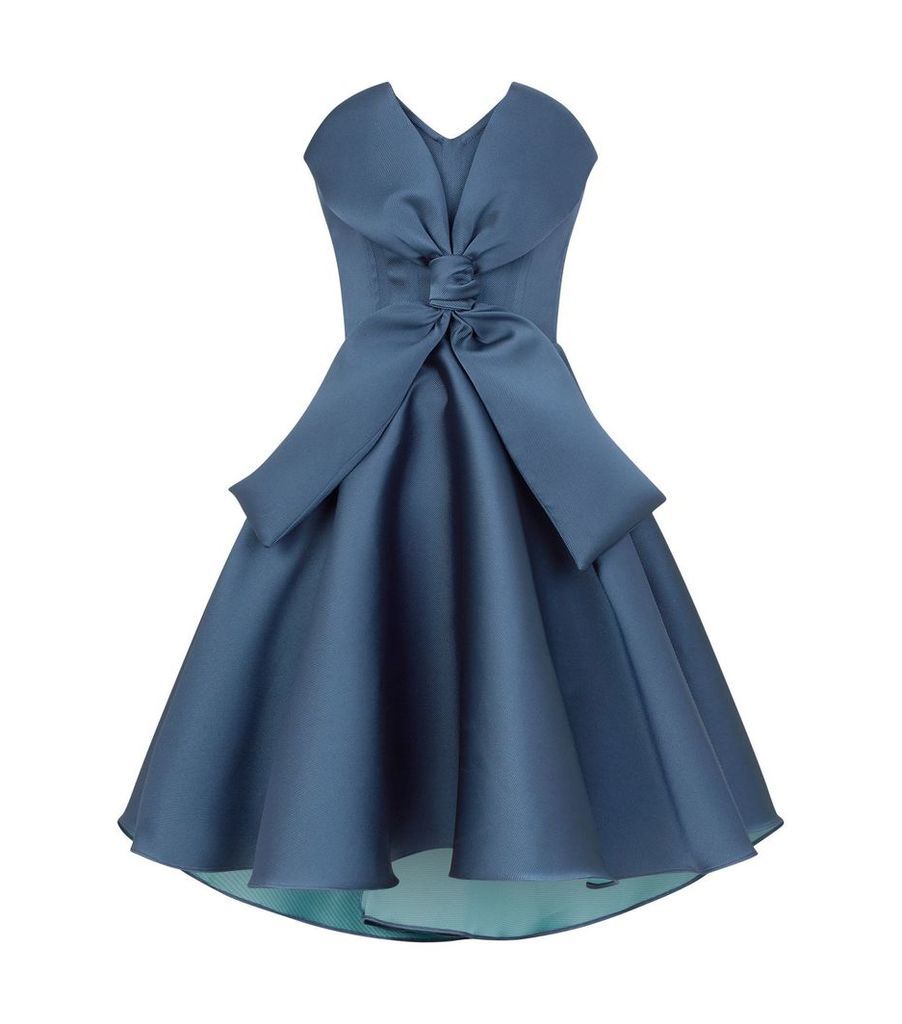 Strapless Bow Front Dress