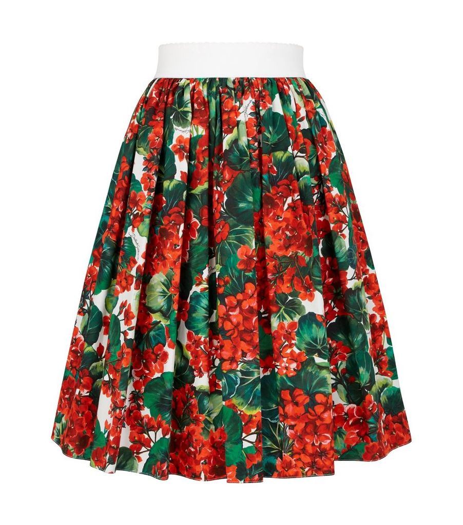 Portofino Print Skirt