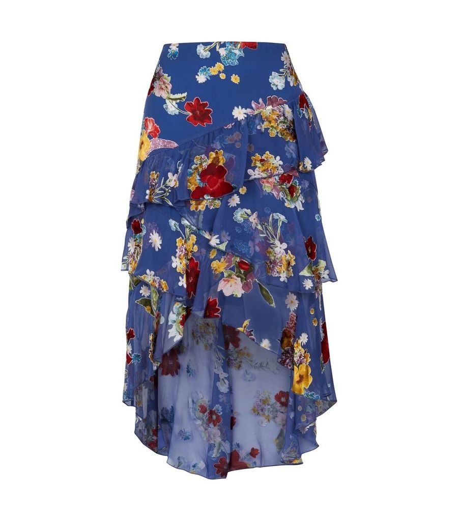 Mariel Floral Ruffle Skirt