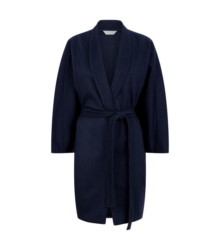 Cashmere Belted Cape Coat