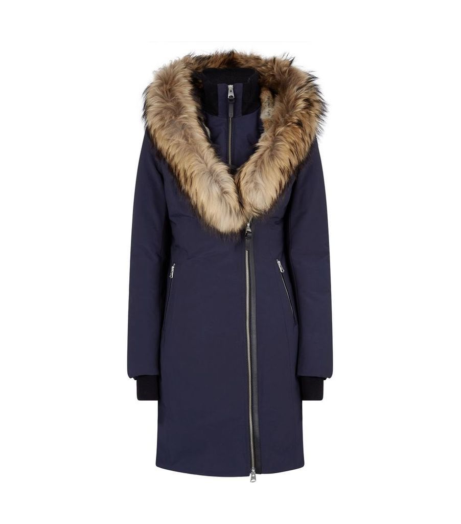 Fur-Trim Down Coat