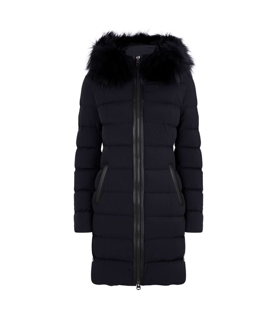 Fur-Trim Down Coat