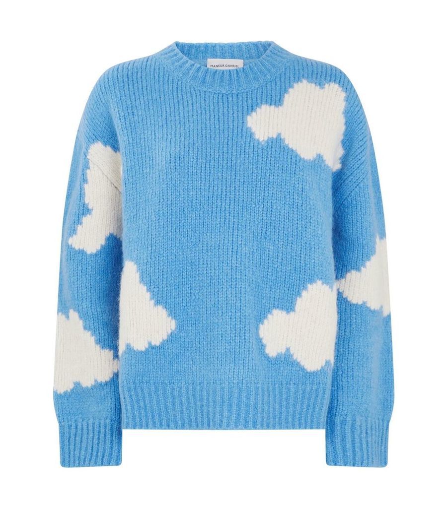Cloud Print Sweater